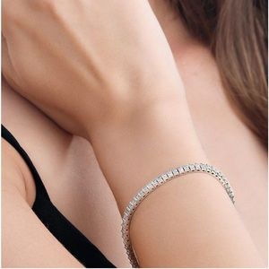 Nataya 1.00 Carat Diamond Tennis Bracelet in Sterling Silver - 7.25"